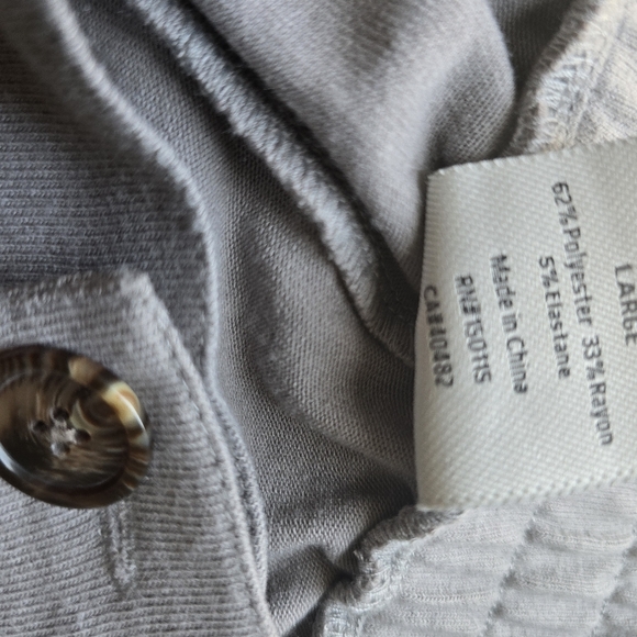 VARLEY Henderson High-waist Shorts In Gray Flannel - Picture 7 of 8